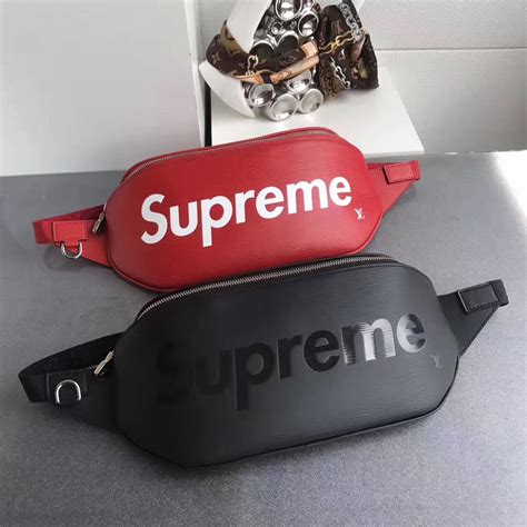 louis vuitton supreme fanny pack black|louis vuitton fanny pack vintage.